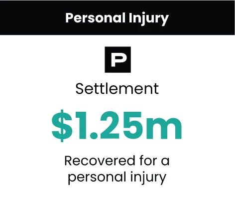 Personal Injury Case Result 1.25m personal injury