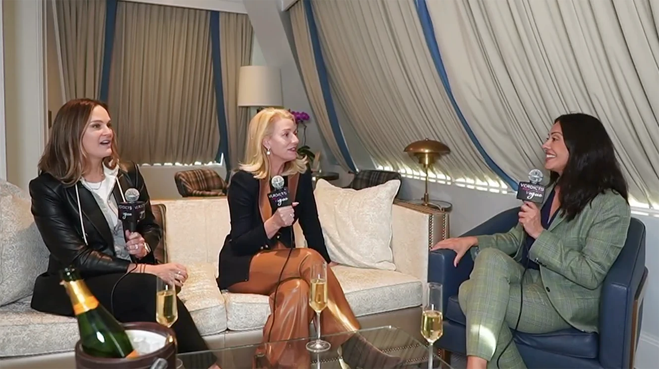 Cristina Perez Hesano interviewing trial attorneys Amy Gunn and Erica Slater on Verdicts & Vogue discussing leadership and purpose in law