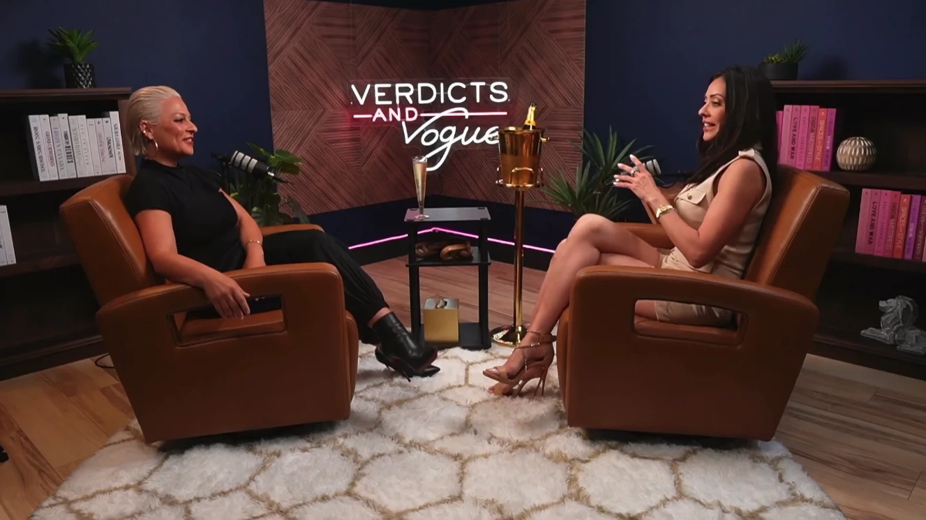 Cristina Perez interviews Melissa June on the Verdicts and Vogue podcast about burnout, identity, and rebuilding life after personal transformation